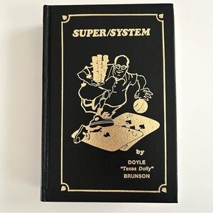 Doyle Brunson Super System Hardcover - 1994